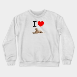 I HEART GOLDEN DOODLE Crewneck Sweatshirt